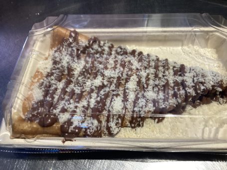 Crêpe Nutella + Topping noix coco rapé